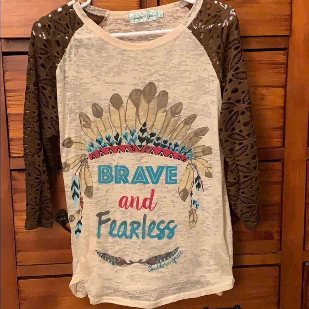 Brave and fearless top